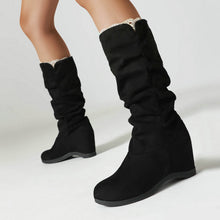 Load image into Gallery viewer, Women's Suede Fabric Platform High-top Boots
