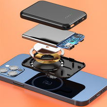 Load image into Gallery viewer, Mini Fast Charging Magnetic Wireless Power Bank 5000 MAh Portable