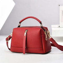Load image into Gallery viewer, Carmine Classy Handbag - Selling Custom Logo New Fashion Small Square PU Leather Crossbody Shoulder Bag Zipper Large Capacity Casual Woman's Handbag