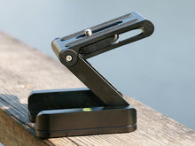 Load image into Gallery viewer, Compatible with Apple, Ulanzi Z Flex Tilt Tripod Head Aluminum Alloy Folding Quick Release Plate Stand Mount Spirit Level For Phones Camera