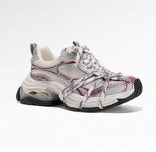 Load image into Gallery viewer, Silver Designer Dad-style Athletic Casual Shoes