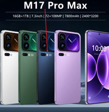 Load image into Gallery viewer, New M17 Pro Max Phone With A Large Screen