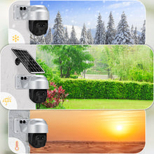Load image into Gallery viewer, Solar Powered Wireless WiFi Surveillance Camera