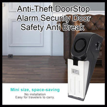Load image into Gallery viewer, Electronic Burglar Alarm Intelligent Home Security Wedge Door Stop Alarm System Device Hotel Intruder Alert Detection