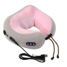 Load image into Gallery viewer, U Shaped Massage Pillow Neck Massage Device Electric Neck Massager Apparatus Shoulder Back Cervical Massager For Body Relaxation