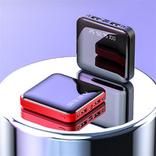 Load image into Gallery viewer, Mini Power Bank 20000 MAh Portable Mirror Digital Display Power Bank