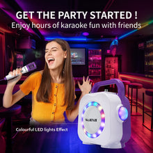 Load image into Gallery viewer, Karaoke Machine for Kids - Bluetooth Speaker with 2 Microphone - Portable Kids Karaoke Machine for Girls and Boys - Birthday Gift for Girls and Boys Ages 2 Years Old and Up.