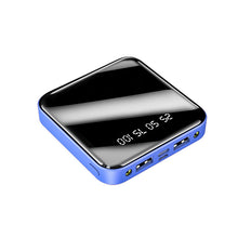 Load image into Gallery viewer, Mini Power Bank 20000 MAh Portable Mirror Digital Display Power Bank