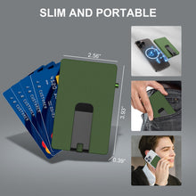 Load image into Gallery viewer, Minimalist Pop up Wallet with Money Clip, All Aluminum Slide Rfid Slim Card Holder-1