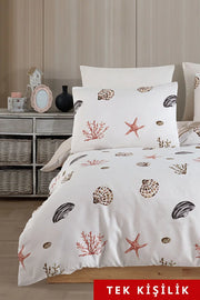 Single Fitted Bed Sheet Duvet Cover Set
