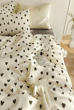 Load image into Gallery viewer, Heart Single Duvet Cover Set Duvet Cover +1 piece Pillowcase