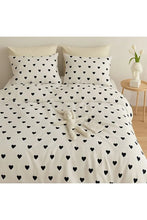 Load image into Gallery viewer, Heart Single Duvet Cover Set Duvet Cover +1 piece Pillowcase