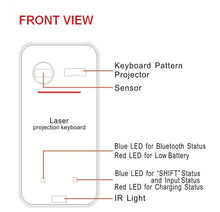 Load image into Gallery viewer, LEING FST Virtual Laser Keyboard Bluetooth Wireless Projector Phone Keyboard For Computer Pad Laptop With Mouse Function