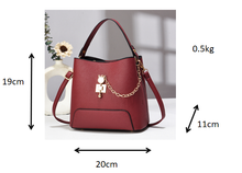 Load image into Gallery viewer, Classy Bucket Bag - Women Pu Leather Shoulder Women Bag Handbag Stylish Women Sling Bag Shoulder Ladies
