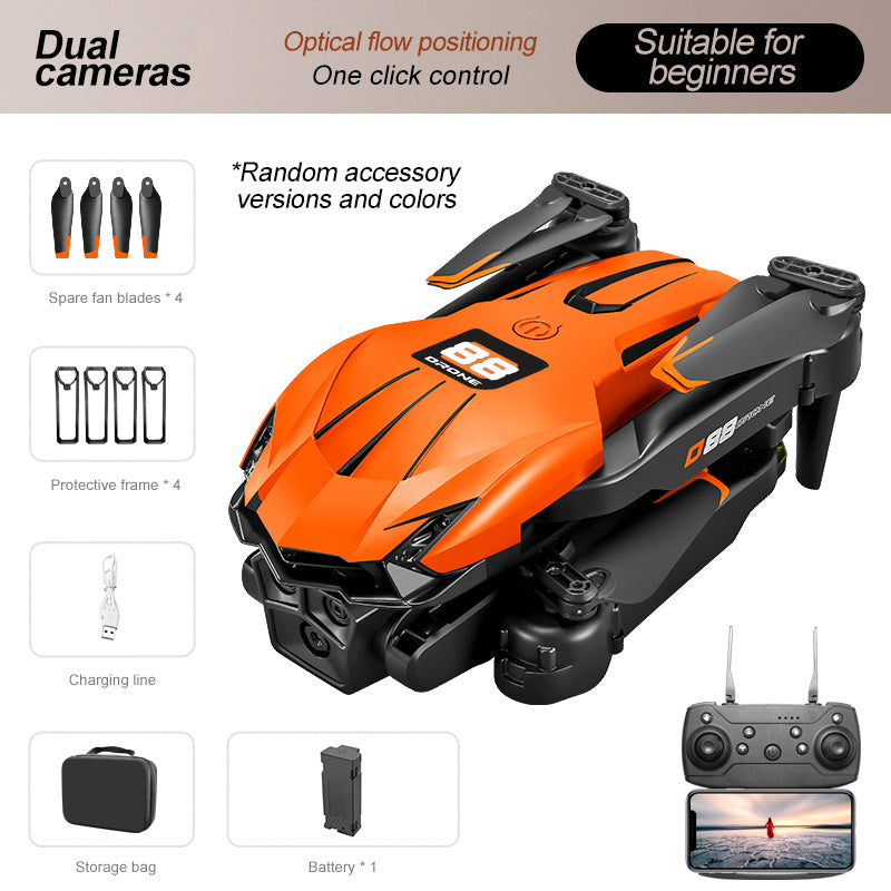 D88 Fixed-Altitude Stroboscopic Dual-Camera Drone