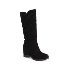 Load image into Gallery viewer, Women's Suede Fabric Platform High-top Boots
