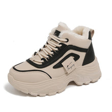 Load image into Gallery viewer, Womens Fleece-Lined High-Top Sporty Casual Warm Cotton Shoes
