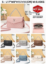 Load image into Gallery viewer, Soft Blush Quilted Mini Bag - Retro Style Casual Handbag Waterproof Minimalist Single Shoulder Wide Strap PU Polyester Lining Stylish Thick Chains