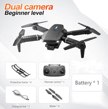Load image into Gallery viewer, E88 Dual Camera Drone, WiFi FPV Double Folding RC Quadcopter Altitude Hold, Remote Control Toy For Beginners, Ideal Men's Gift For Outdoor Fun, Great For Christmas, Halloween, And Thanksgiving