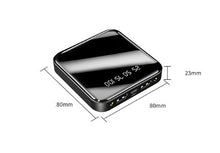 Load image into Gallery viewer, Mini Power Bank 20000 MAh Portable Mirror Digital Display Power Bank