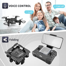 Load image into Gallery viewer, DE  V2 Mini Drone Selfie WIFI FPV With HD Camera Foldable Arm RC Quadcopter Toy