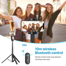 Load image into Gallery viewer, SK 03 Smartphone Selfie Stick 10M Wireless Bluetooth Control 1.5m Vertical Tripod For Camera