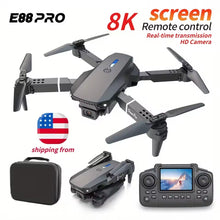 Load image into Gallery viewer, E88 Pro Mini Drone With Screen Control 4K Dual Camera Optical Flow Positioning LED Lighting Remote Control