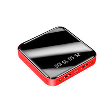 Load image into Gallery viewer, Mini Power Bank 20000 MAh Portable Mirror Digital Display Power Bank