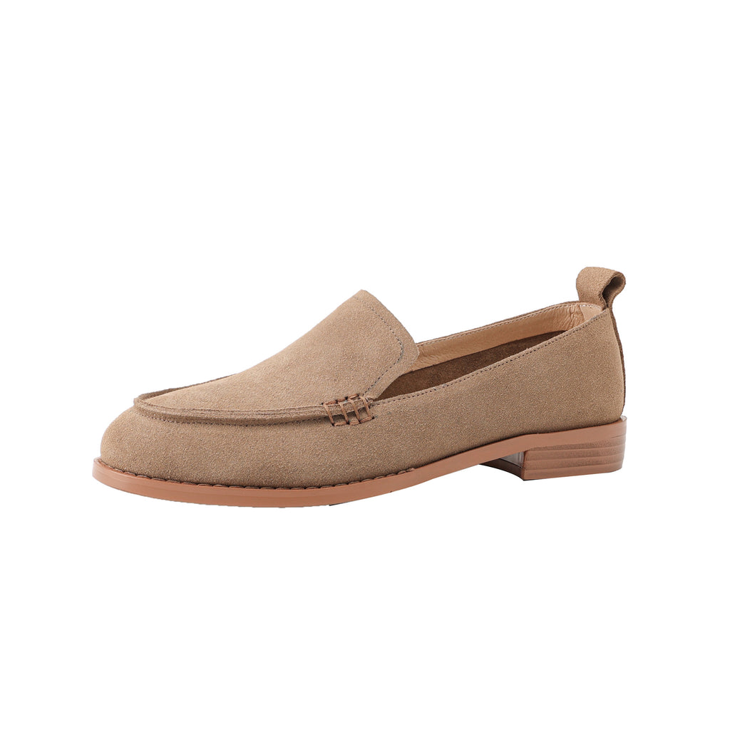 New Autumn Womens Shoes Chunky-heelLowheel Lowop Flats