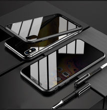 Load image into Gallery viewer, Phone Case Anti-peep Magnetic Protective Shell Magnetic Privacy Glass Case For Phone