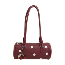 Load image into Gallery viewer, Cylindrical Women's Bag With Pendant