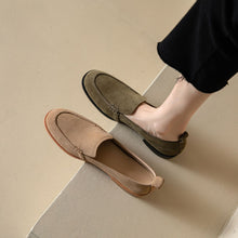 Load image into Gallery viewer, New Autumn Womens Shoes Chunky-heelLowheel Lowop Flats
