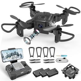AU  V2 Mini Drone Selfie WIFI FPV With HD Camera Foldable Arm RC Quadcopter Toy.