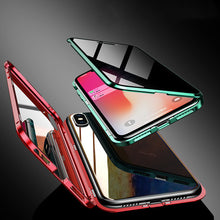Load image into Gallery viewer, Phone Case Anti-peep Magnetic Protective Shell Magnetic Privacy Glass Case For Phone