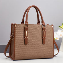 Load image into Gallery viewer, Exquisite Luxury Designer Bag - Women's Tote Shoulder Bags High Quality PU Leather Nylon Lining Open Closure Chain Stylish Trendy