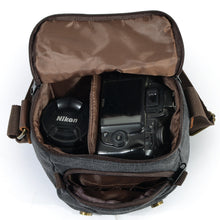 Load image into Gallery viewer, One-shoulder retro camera bag waterproof camera bag