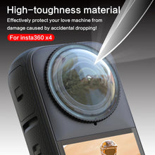 Load image into Gallery viewer, Applicable To Insta360 X4 Panoramic Sports Camera Lens Protective Glasses Rotating Glass Plastic Accessories