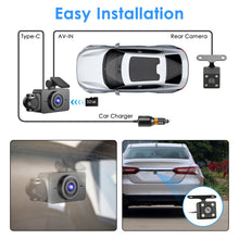 Load image into Gallery viewer, WiFi FHD 1080P 3 Channel Car Dash Cam Front Rear Inside With 32G MMC Card Motion Detection Loop Recording Infrared Night Vision Surveillance Car Camera With App Control