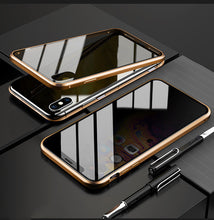 Load image into Gallery viewer, Phone Case Anti-peep Magnetic Protective Shell Magnetic Privacy Glass Case For Phone