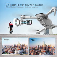 Load image into Gallery viewer, UK  F10 Foldable Drone With Camera WIFI FPV For Adults,1080P HD FPV Live Video RC Quadcopter,Logistics Is Randomly Sent By EVRI,ROYAL MAIL,Amazon Logistics