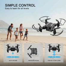Load image into Gallery viewer, AU  V2 Mini Drone Selfie WIFI FPV With HD Camera Foldable Arm RC Quadcopter Toy.