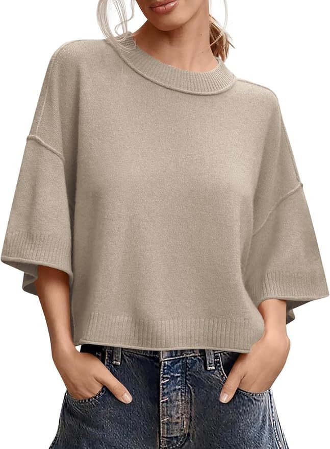 Women's Casual Crew-Neck Lightweight Top