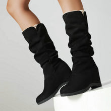 Load image into Gallery viewer, Women's Suede Fabric Platform High-top Boots
