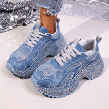Load image into Gallery viewer, Womens Stylish Versatile Height-increasing Thick-soled Casual Sneakers