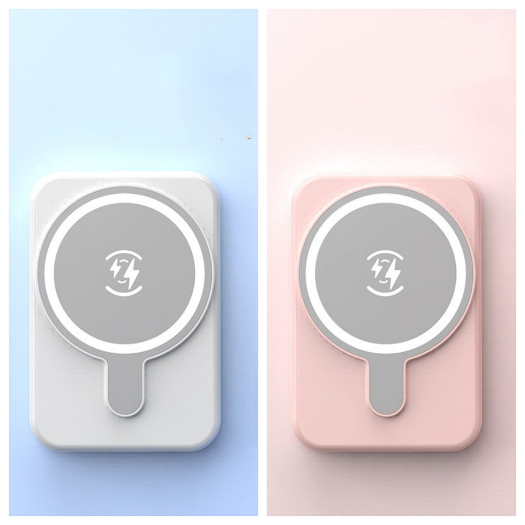 Mini Fast Charging Magnetic Wireless Power Bank 5000 MAh Portable