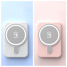 Load image into Gallery viewer, Mini Fast Charging Magnetic Wireless Power Bank 5000 MAh Portable