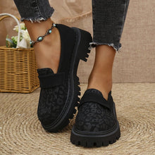 Load image into Gallery viewer, Platform Loafers Cozy Stylish And British-inspired Leather Shoes