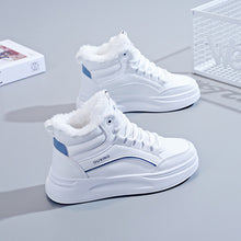Load image into Gallery viewer, Fleece-lined High-top Insulated Casual Cotton Shoes