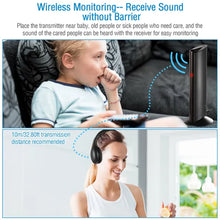 Load image into Gallery viewer, Wireless RF Headphones HiFi Over Ear Headsets RF Transmitter Receiver