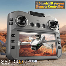 Load image into Gallery viewer, S50 PRO GPS Drone With 2 Batteries, 4.5-inch Large Screen Remote, Real-Time HD Camera, Obstacle Avoidance, Extended Flight Time